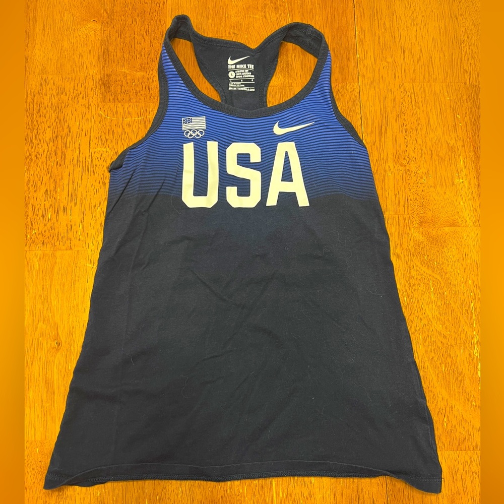 Girls Nike Olympic Athletic Cut Tank Size Large